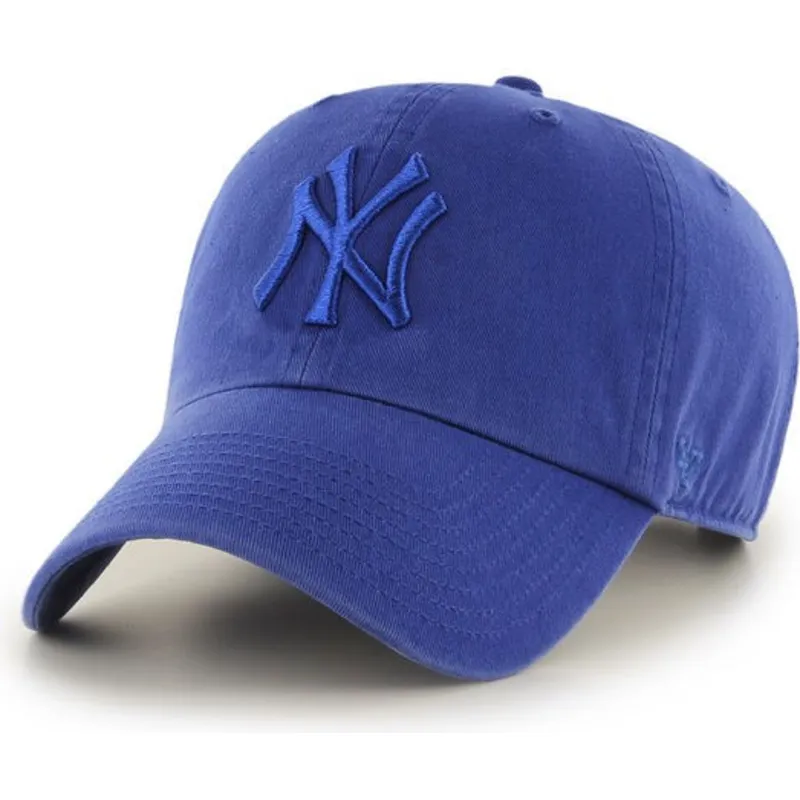 czapki-curva-niebieski-tasma-regulowana-brillante-new-york-yankees-mlb-47-brand czapki-curva-niebieski-tasma-regulowana-brillante-new-york-yankees-mlb-47-brand