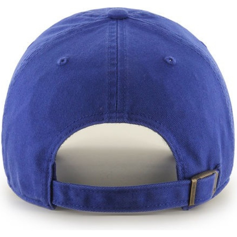 wyginieta-czapka-niebieska-z-logo-niebieska-blyszczacy-new-york-yankees-mlb-clean-up-47-brand