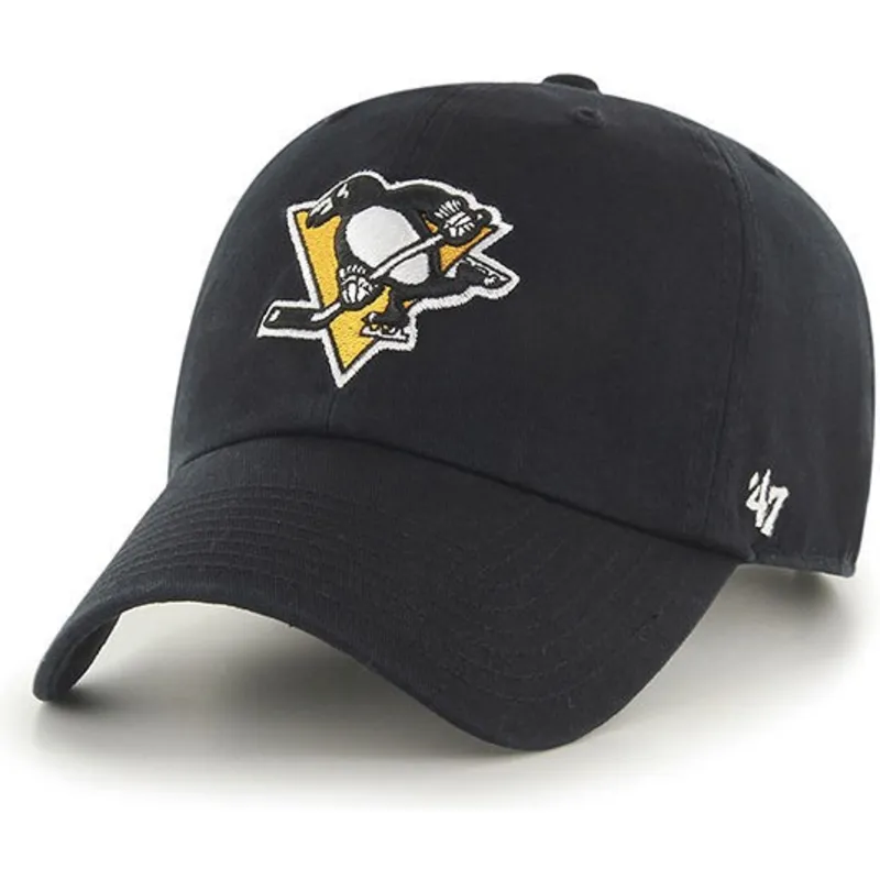 czapki-curva-czarny-tasma-regulowana-pittsburgh-penguins-nhl-47-brand czapki-curva-czarny-tasma-regulowana-pittsburgh-penguins-nhl-47-brand