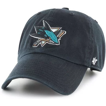Wyginięta czapka czarna San Jose Sharks NHL Clean Up 47 Brand