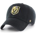 wyginieta-czapka-czarna-vegas-golden-knights-nhl-clean-up-47-brand