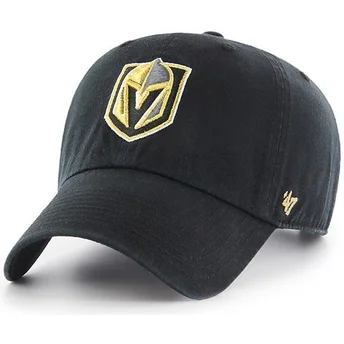 Czapka z daszkiem czarna Vegas Golden Knights NHL Clean Up od 47 Brand