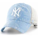 czapki-curva-niebieski-snapback-claro-new-york-yankees-mlb-47-brand