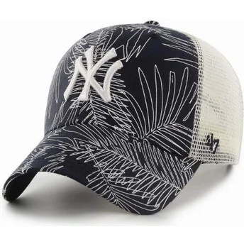 czapki-curva-granatowy-snapback-new-york-yankees-mlb-47-brand