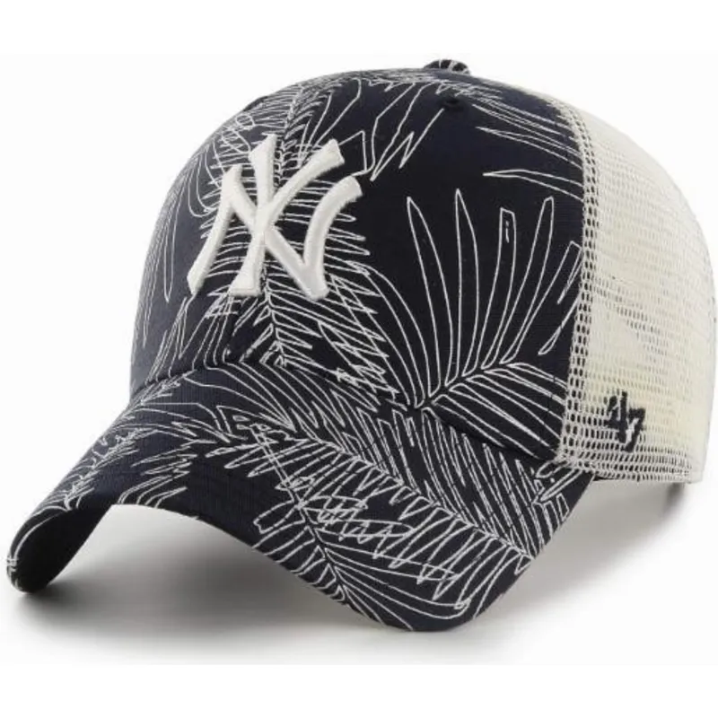 czapki-curva-granatowy-snapback-new-york-yankees-mlb-47-brand