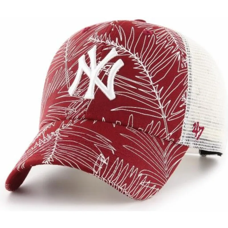 czapki-curva-czerwony-snapback-new-york-yankees-mlb-47-brand