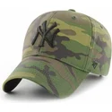 czapki-curva-kamuflaz-tasma-regulowana-negro-new-york-yankees-mlb-47-brand