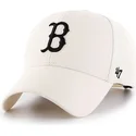 czapki-curva-krem-snapback-boston-red-sox-mlb-47-brand