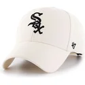 czapka-z-zakrzywionym-daszkiem-kremowa-snapback-chicago-white-sox-mlb-mvp-od-47-brand
