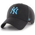 wyginieta-czapka-czarna-snapback-z-logo-niebieska-new-york-yankees-mlb-mvp-47-brand