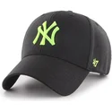 czarna-czapka-z-zakrzywionym-daszkiem-snapback-z-zielonym-logo-new-york-yankees-mlb-mvp-od-47-brand