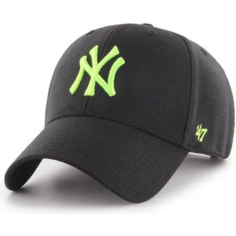 czapki-curva-czarny-snapback-new-york-yankees-mlb-47-brand
