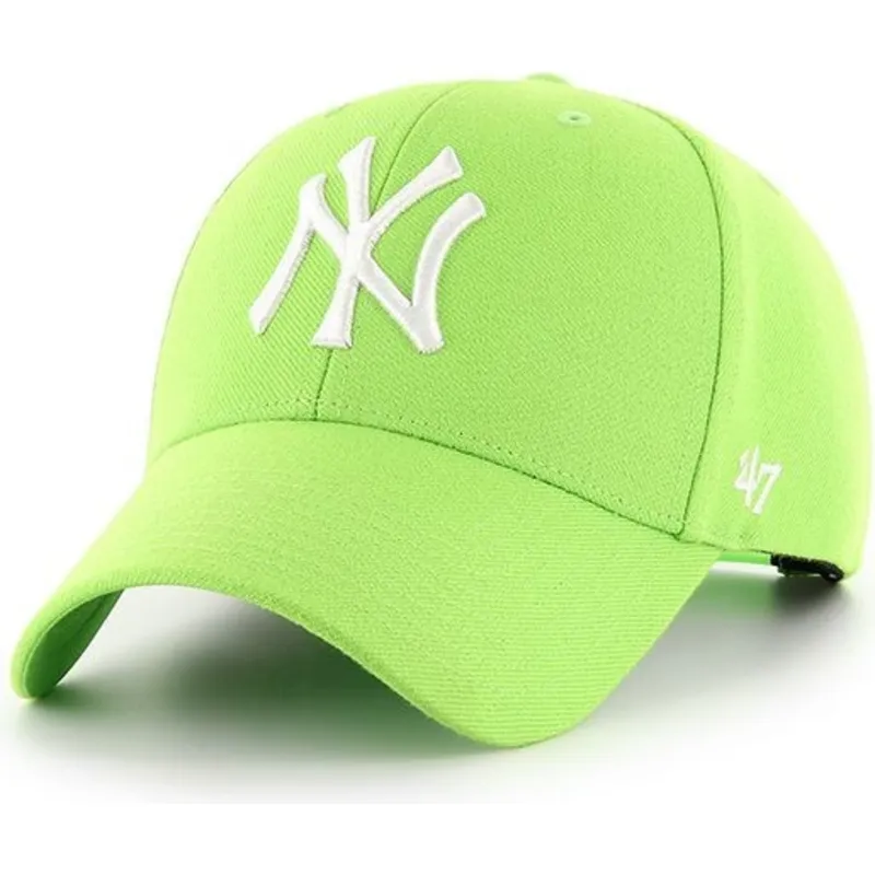 czapki-curva-zielony-snapback-lima-new-york-yankees-mlb-47-brand