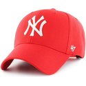 wyginieta-czapka-czerwona-snapback-new-york-yankees-mlb-mvp-47-brand