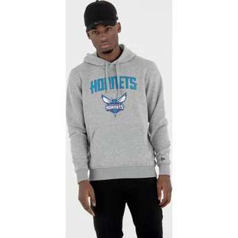 Bluza z kapturem szara Pullover Hoody Charlotte Hornets NBA New Era