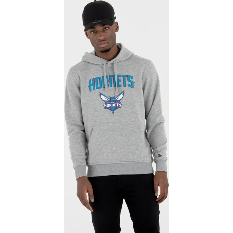 bluzy-z-kapturem-szary-pullover-hoody-charlotte-hornets-nba-new-era