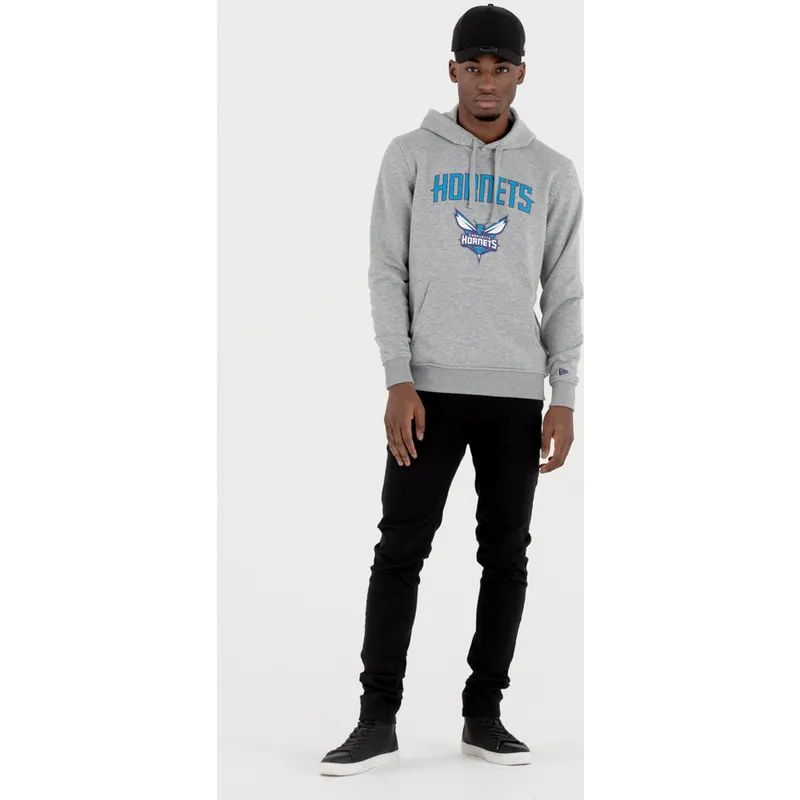 bluzy-z-kapturem-szary-pullover-hoody-charlotte-hornets-nba-new-era