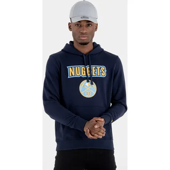 Granatowa bluza z kapturem Pullover Hoody Denver Nuggets NBA New Era