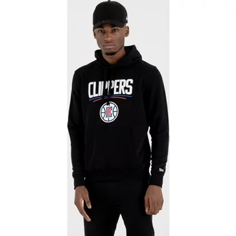 Bluza z kapturem czarna Pullover Hoody Los Angeles Clippers NBA New Era