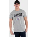 koszulki-krotki-rekaw-szary-de-los-angeles-clippers-nba-new-era