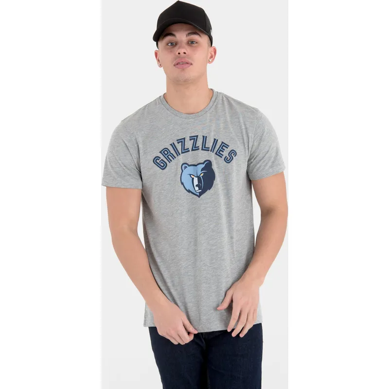koszulki-krotki-rekaw-szary-de-memphis-grizzlies-nba-new-era