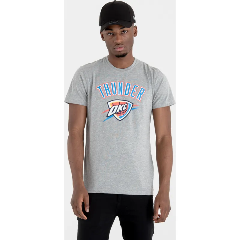 koszulki-krotki-rekaw-szary-de-oklahoma-city-thunder-nba-new-era
