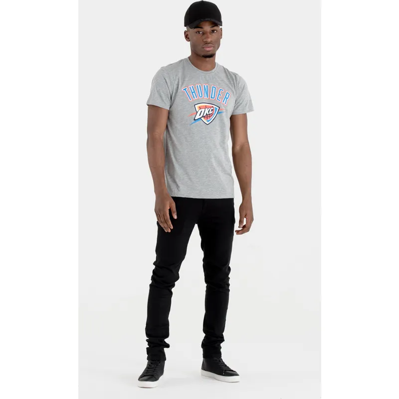 koszulki-krotki-rekaw-szary-de-oklahoma-city-thunder-nba-new-era