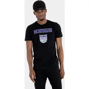 T- Shirt Krótki rękaw czarna Sacramento Kings NBA New Era