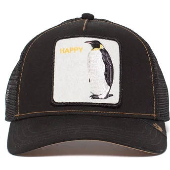 czarna-czapka-trucker-pingwin-waddler-od-goorin-bros