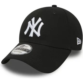 Wyginięta czapka czarna z regulacją 9FORTY Essential New York Yankees MLB New Era