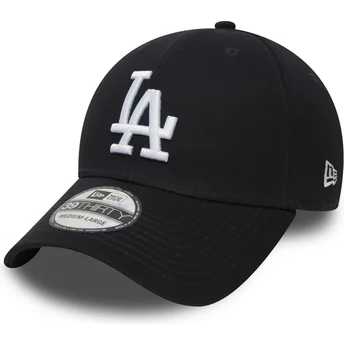 Wyginięta czapka ciemnoniebieska obcisła 39THIRTY Classic Los Angeles Dodgers MLB New Era