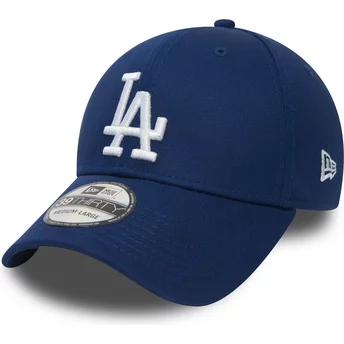 Wyginięta czapka niebieska obcisła 39THIRTY Essential Los Angeles Dodgers MLB New Era