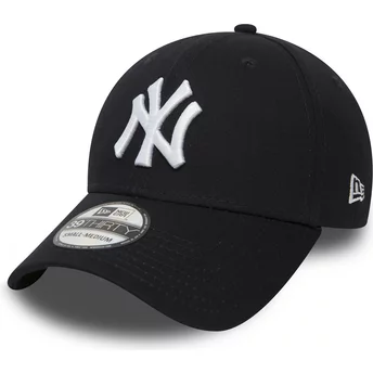 Wyginięta czapka ciemnoniebieska obcisła 39THIRTY Classic New York Yankees MLB New Era