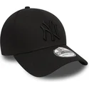 czarna-zakrzywiona-czapka-z-czarnym-logo-dopasowana-39thirty-classic-new-york-yankees-mlb-new-era