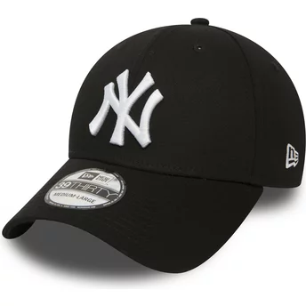 Wyginięta czapka czarna obcisła 39THIRTY Classic New York Yankees MLB New Era