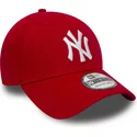 wyginieta-czapka-czerwona-obcisla-39thirty-classic-new-york-yankees-mlb-new-era