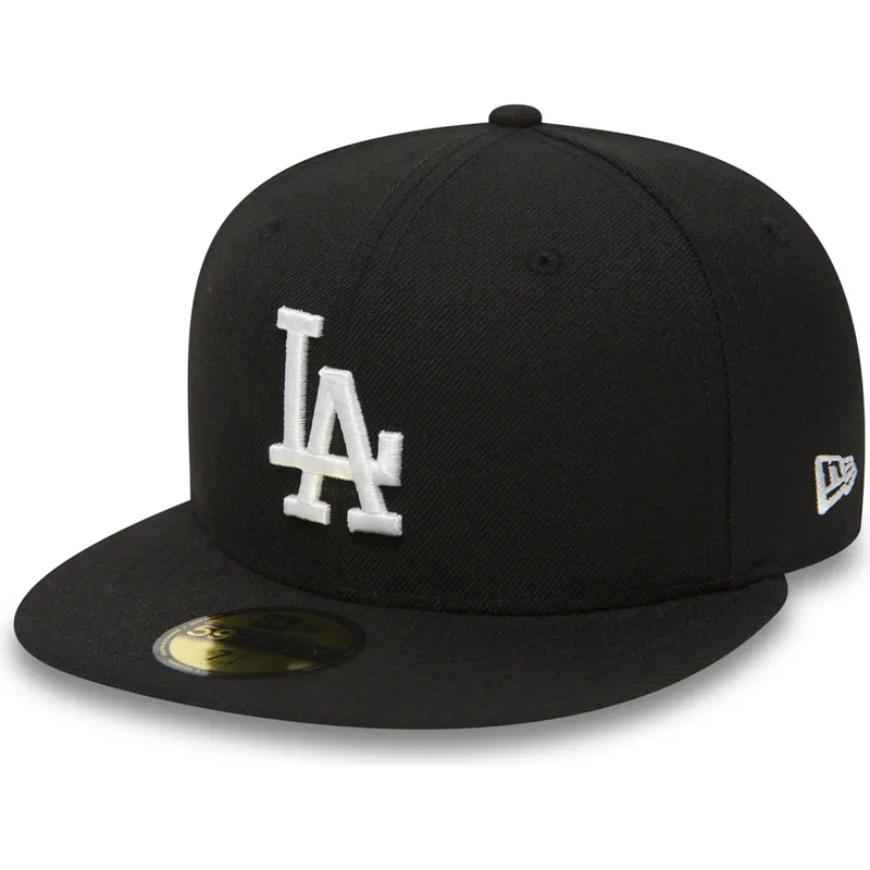 czarna-dopasowana-czapka-z-daszkiem-59fifty-essential-los-angeles-dodgers-mlb-new-era