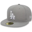 szara-dopasowana-czapka-z-daszkiem-59fifty-essential-los-angeles-dodgers-mlb-od-new-era