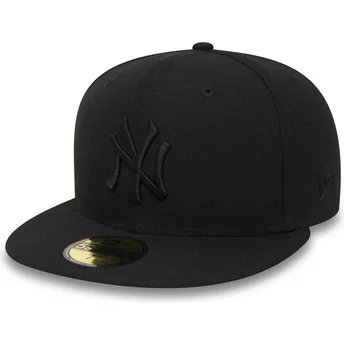 Czarna dopasowana czapka z daszkiem 59FIFTY Black on Black New York Yankees MLB New Era