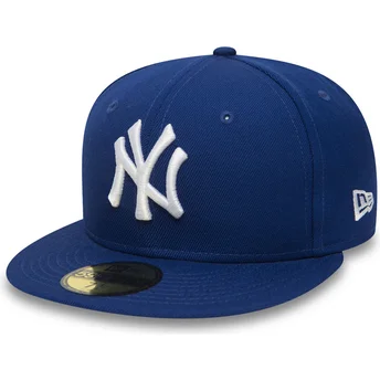 czapki-plana-niebieski-dopasowany-59fifty-essential-new-york-yankees-mlb-new-era