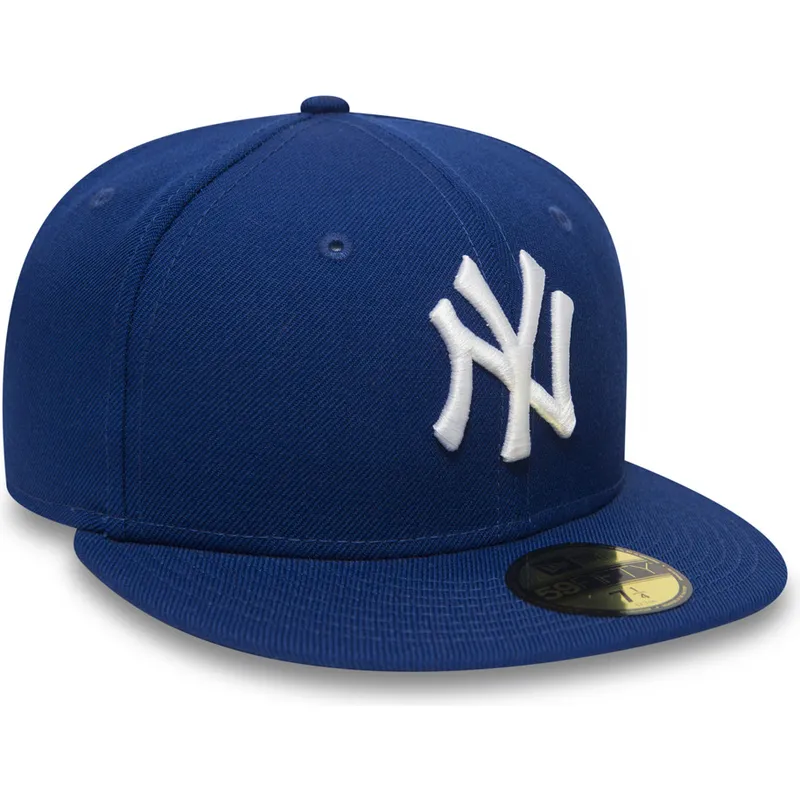 czapki-plana-niebieski-dopasowany-59fifty-essential-new-york-yankees-mlb-new-era
