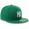 czapki-plana-zielony-dopasowany-59fifty-essential-new-york-yankees-mlb-new-era