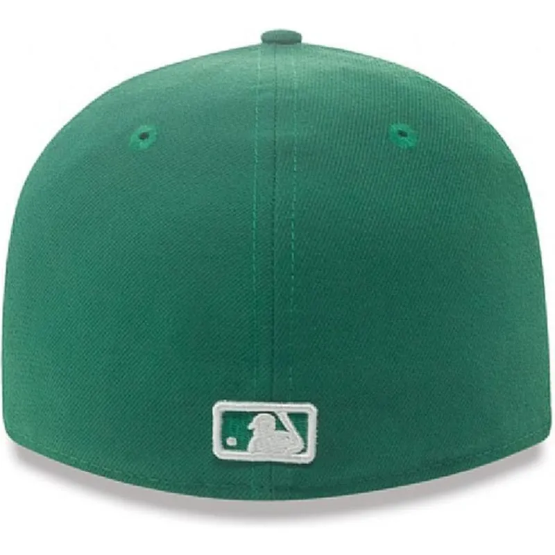czapki-plana-zielony-dopasowany-59fifty-essential-new-york-yankees-mlb-new-era