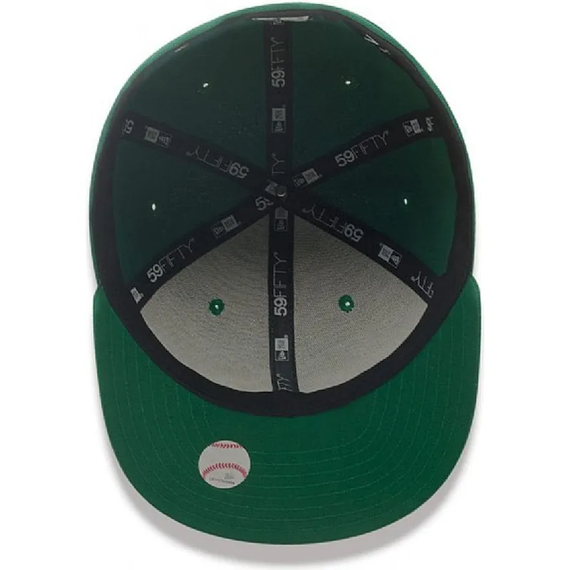 czapki-plana-zielony-dopasowany-59fifty-essential-new-york-yankees-mlb-new-era