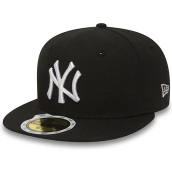 czapki-plana-czarny-dopasowany-dla-dziecka-59fifty-essential-new-york-yankees-mlb-new-era