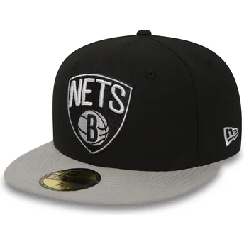 czarna-dopasowana-czapka-z-daszkiem-59fifty-essential-brooklyn-nets-nba-new-era