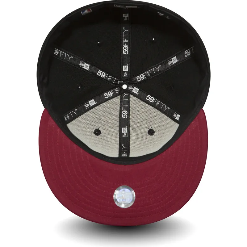 czapki-plana-czarny-dopasowany-59fifty-essential-miami-heat-nba-new-era