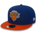 niebieska-dopasowana-czapka-z-daszkiem-59fifty-essential-new-york-knicks-nba-od-new-era