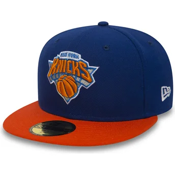 niebieska-dopasowana-czapka-z-daszkiem-59fifty-essential-new-york-knicks-nba-od-new-era