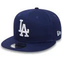 regulowana-niebieska-czapka-z-plaskim-daszkiem-9fifty-essential-los-angeles-dodgers-mlb-new-era